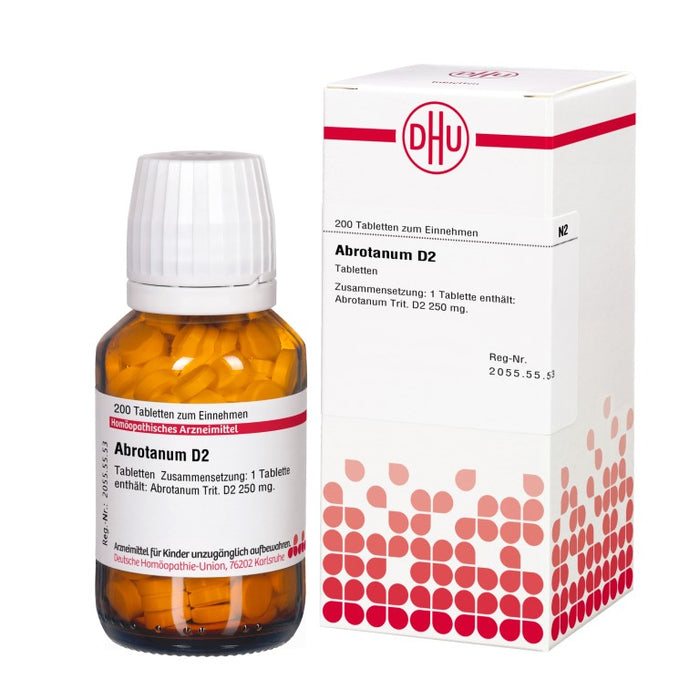 DHU Abrotanum D2 Tabletten, 200 St. Tabletten