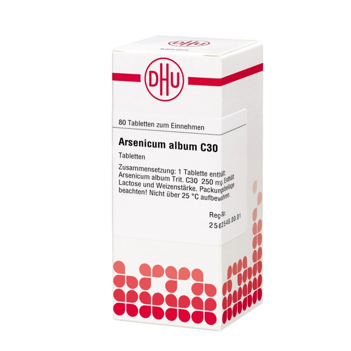 DHU Arsenicum album C30 Tabletten, 80 St. Tabletten