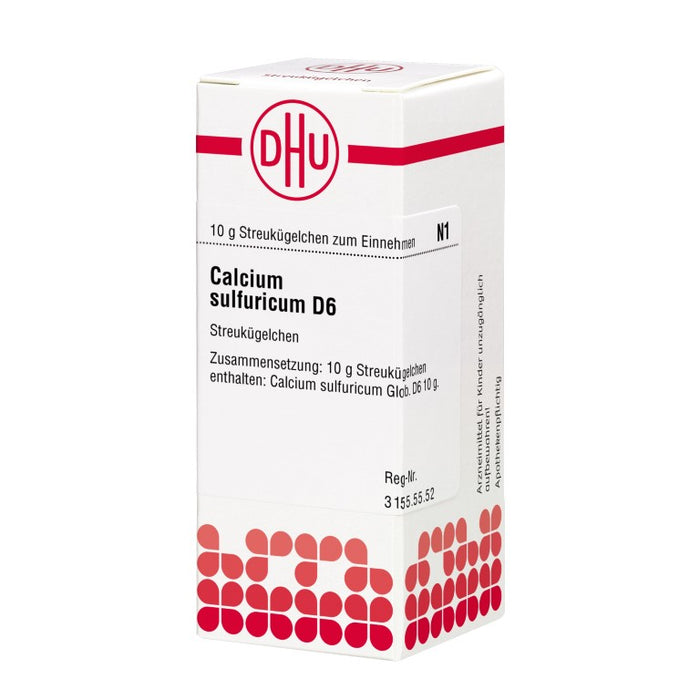 DHU Calcium sulfuricum D6 Streukügelchen, 10 g Globules