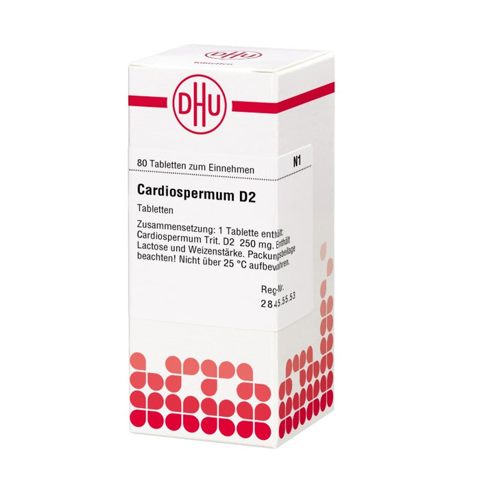 DHU Cardiospermum D2 Tabletten, 80 pcs. Tablets