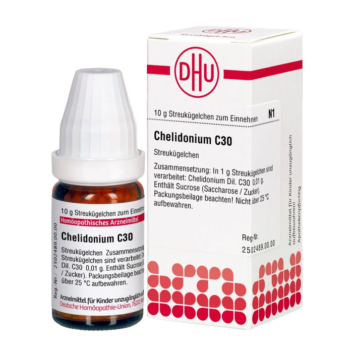 DHU Chelidonium C30 Streukügelchen, 10 g Globules