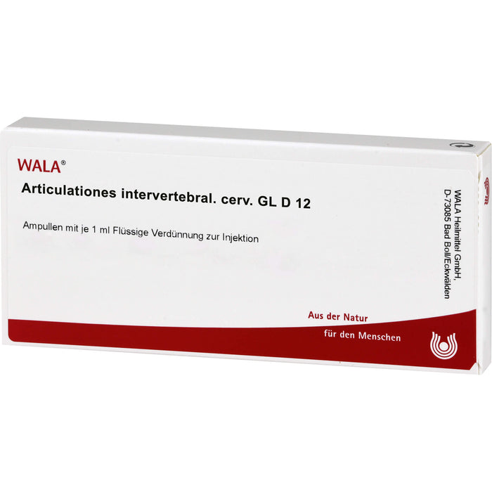 Articulationes interv. cerv. Gl D12 Wala Ampullen, 10X1 ml AMP