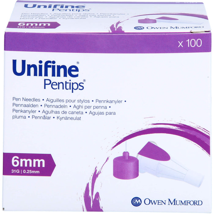 Unifine Pentips 0,33x6mm 31G, 100 St KAN