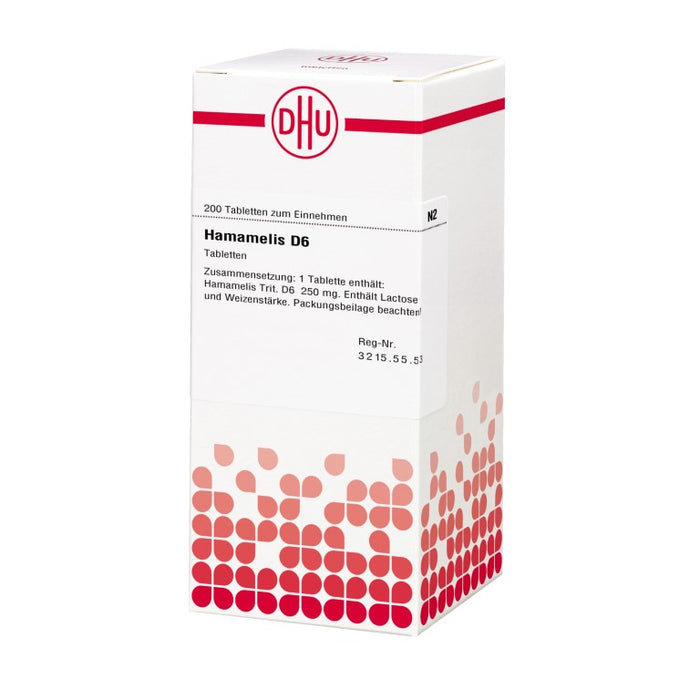 DHU Hamamelis D6 Tabletten, 200 St. Tabletten