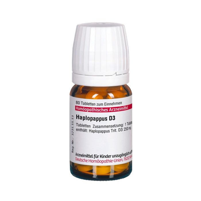 Haplopappus D3 DHU Tabletten, 80 St. Tabletten