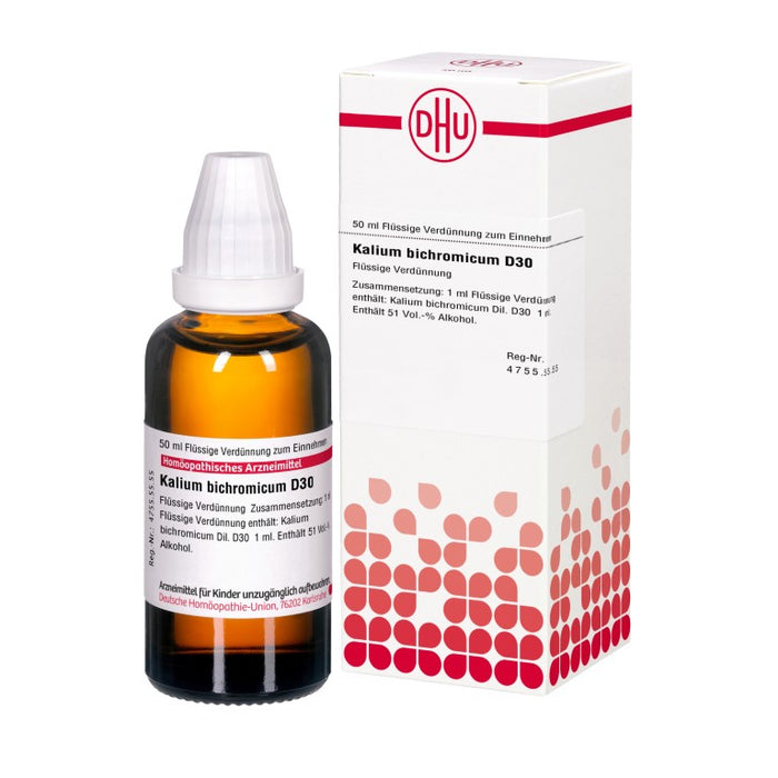 Kalium bichromicum D30 DHU Dilution, 50 ml Lösung