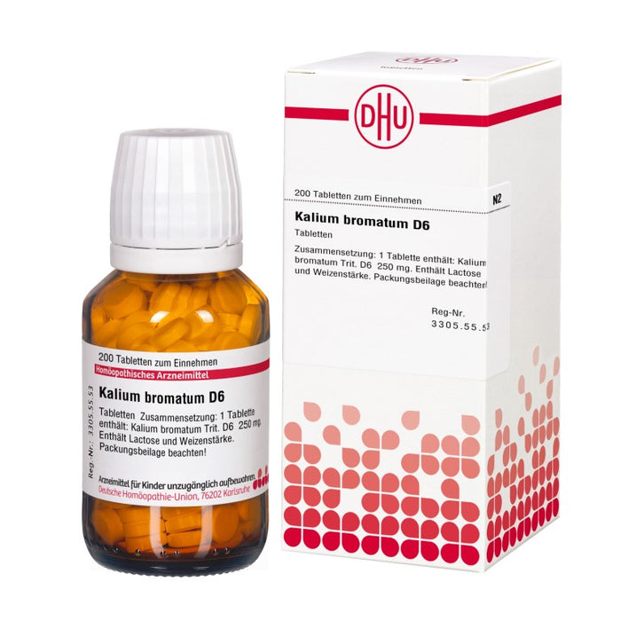 DHU Kalium bromatum D6 Tabletten, 200 St. Tabletten