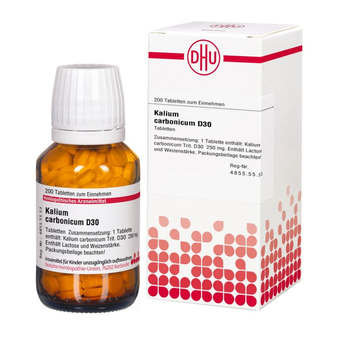 Kalium carbonicum D30 DHU Tabletten, 200 St. Tabletten