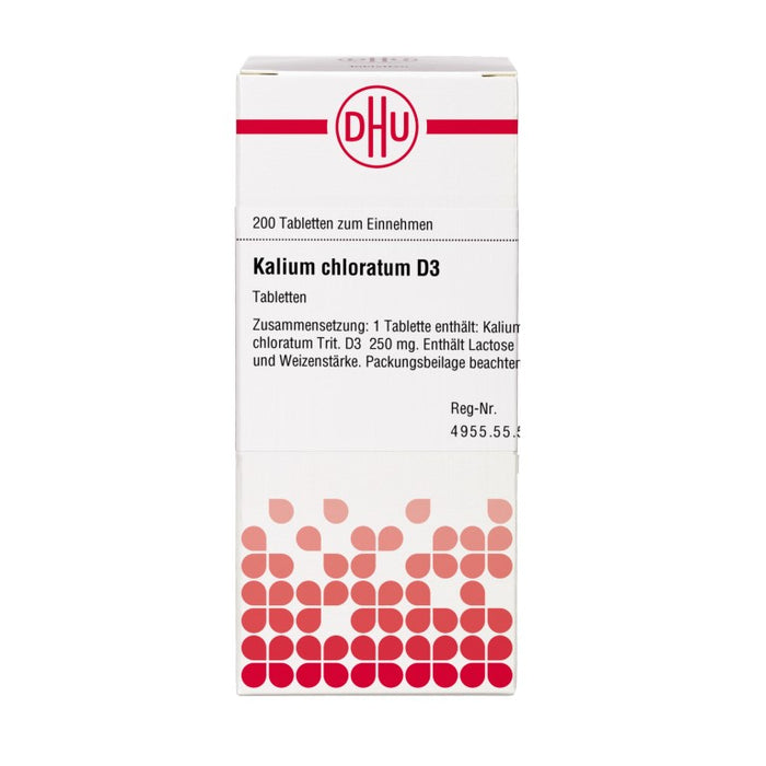 DHU Kalium chloratum D3 Tabletten, 200 St. Tabletten