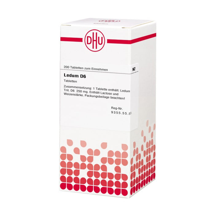 DHU Ledum D6 Tabletten, 200 St. Tabletten