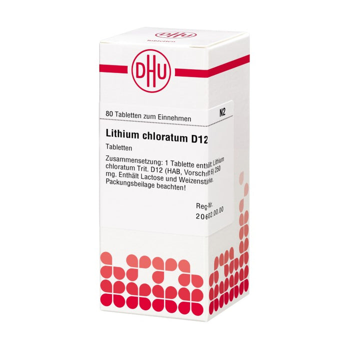 DHU Lithium chloratum D12 Tabletten, 80 St. Tabletten