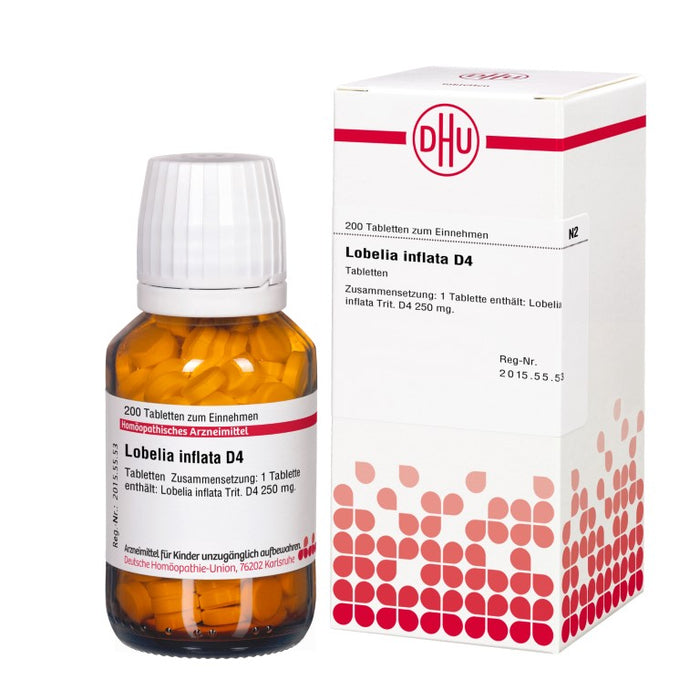 DHU Lobelia inflata D4 Tabletten, 200 pc Tablettes