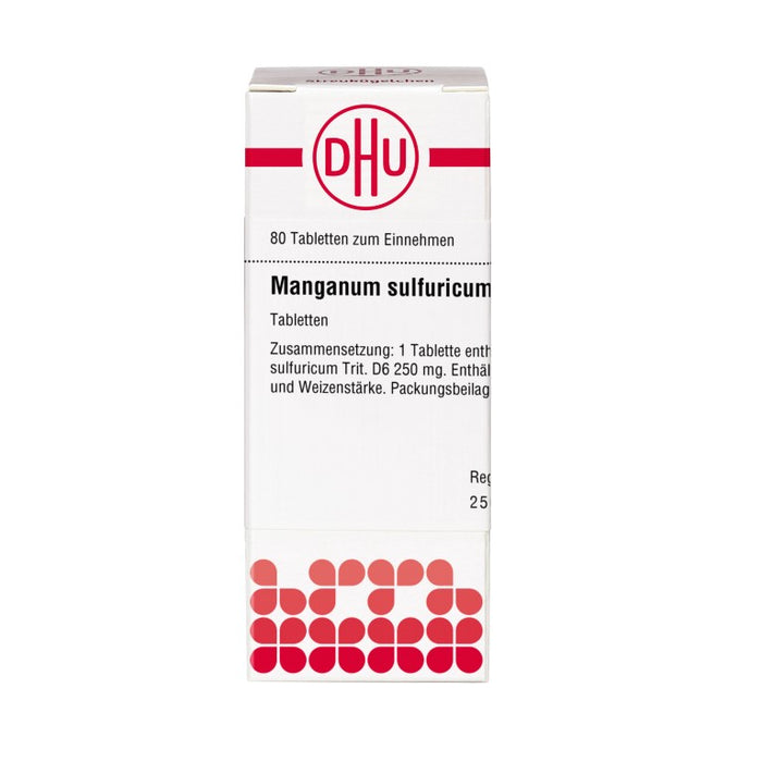 DHU Manganum sulfuricum D6 Tabletten, 80 pc Tablettes