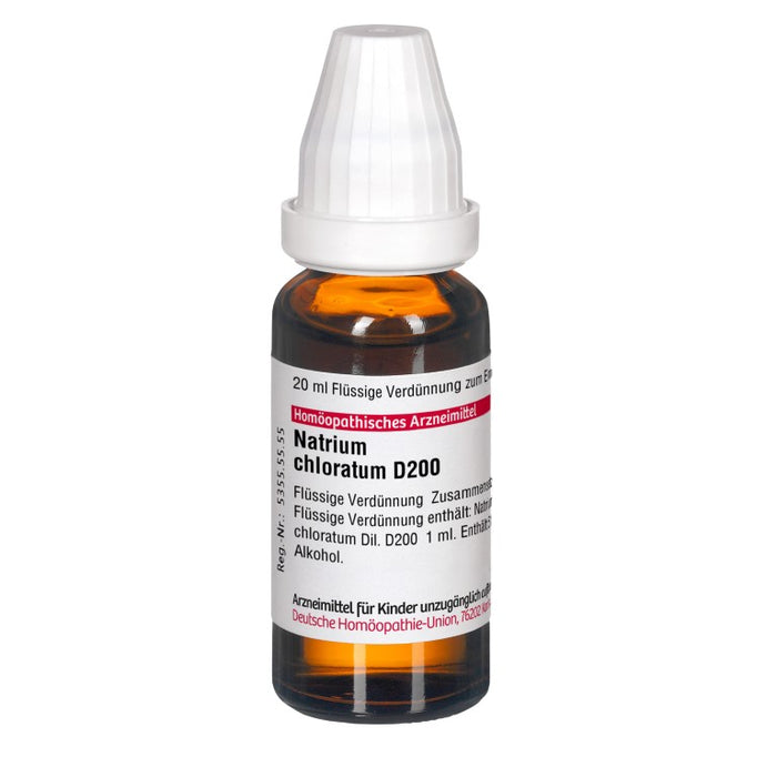 DHU Natrium chloratum D200 Dilution, 20 ml Lösung