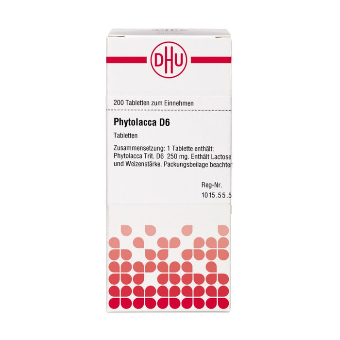 DHU Phytolacca D6 Tabletten, 200 St. Tabletten