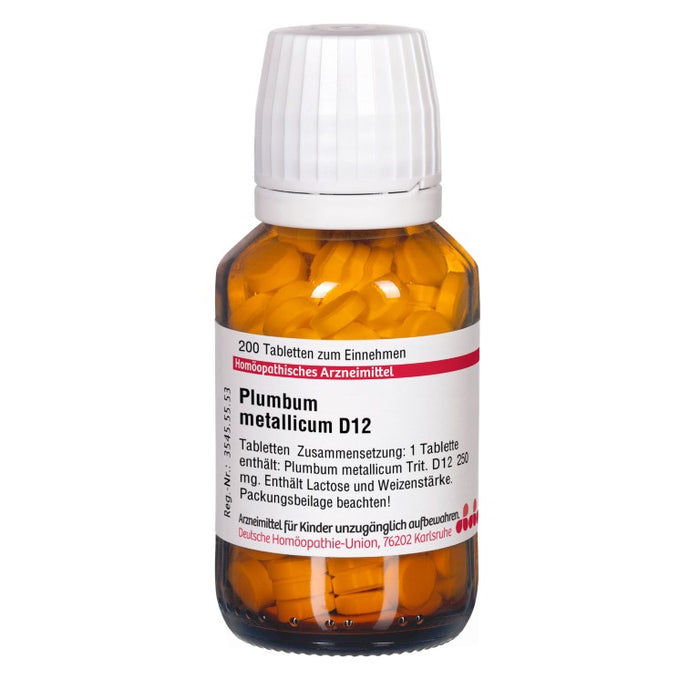 DHU Plumbum metallicum D12 Tabletten, 200 St. Tabletten