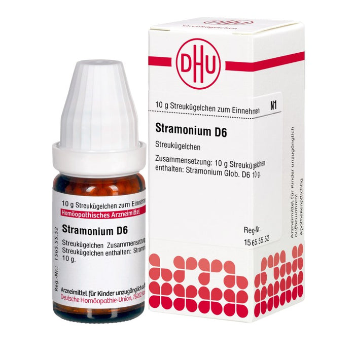 DHU Stramonium D6 Streukügelchen, 10 g Globuli