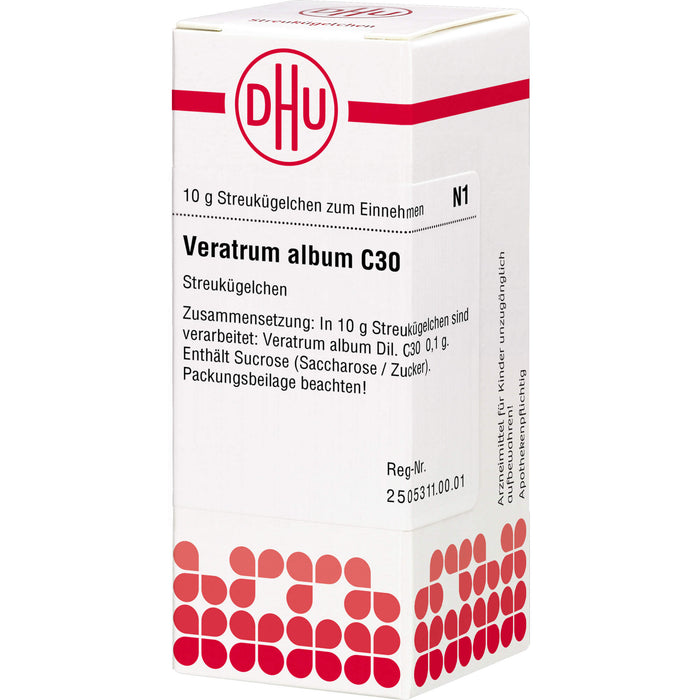 DHU Veratrum album C 30 Streukügelchen, 10 g Globuli