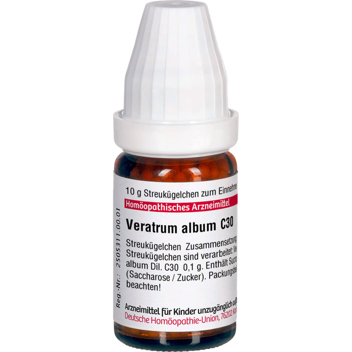 DHU Veratrum album C 30 Streukügelchen, 10 g Globuli