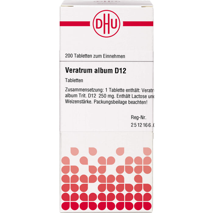 DHU Veratrum album D12 Tabletten, 200 St. Tabletten