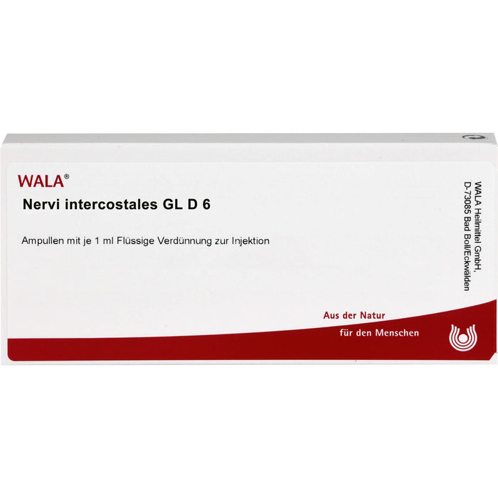 Nervi Intercostales Gl D6 Wala Ampullen, 10X1 ml AMP