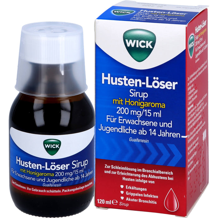 WICK Hustenlöser Sirup, 120 ml Solution