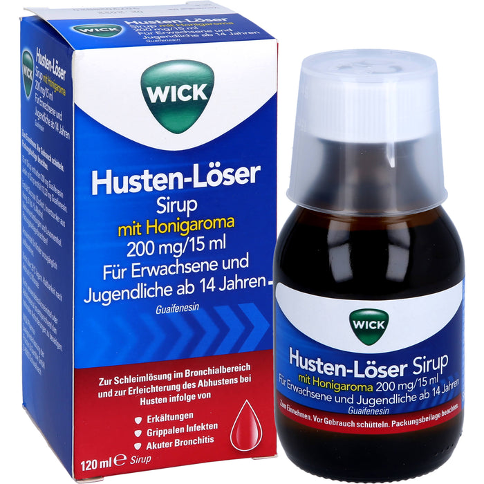 WICK Hustenlöser Sirup, 120 ml Lösung