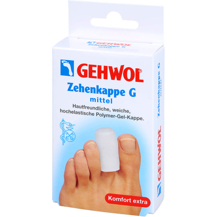 GEHWOL Polymer-Gel Zehenkappe G mittel, 2 St. Pflaster