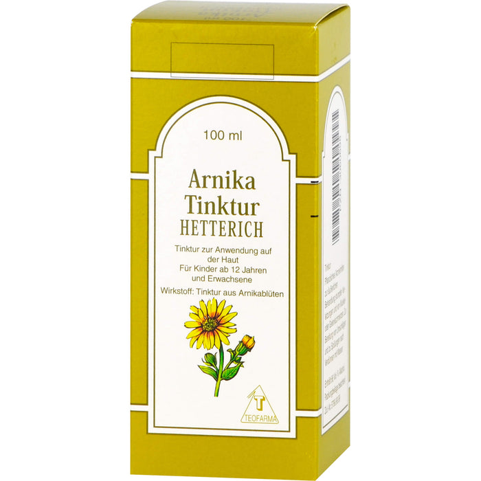 Arnikatinktur Hetterich, 100 ml Solution