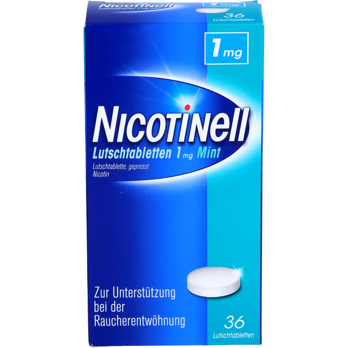 Nicotinell Mint Lutschtabletten zur Raucherentwöhnung, 36 pc Tablettes