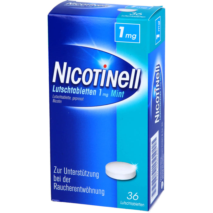 Nicotinell Mint Lutschtabletten zur Raucherentwöhnung, 36 pc Tablettes