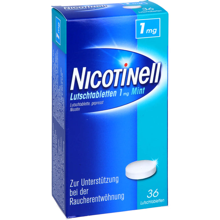 Nicotinell Mint Lutschtabletten zur Raucherentwöhnung, 36 pc Tablettes