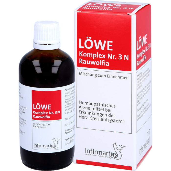 LÖWE Komplex Nr. 3 N Rauwolfia Tropfen, 100 ml Lösung