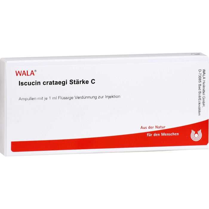Iscucin Crataegi Stärke C, 10X1 ml AMP