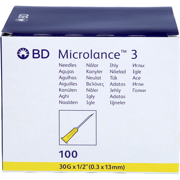 BD Microlance 3 Sonderkanülen 30 G 1/2 0,3 x 13 mm, 100 St. Kanülen