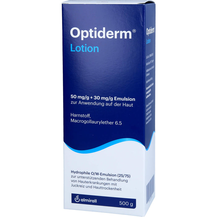 Optiderm Lotion für die Behandlung größerer juckender Hautflächen, 500 g Solution