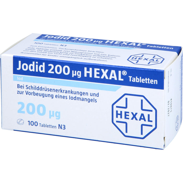 Jodid 200 µg HEXAL Tabletten, 100 pcs. Tablets