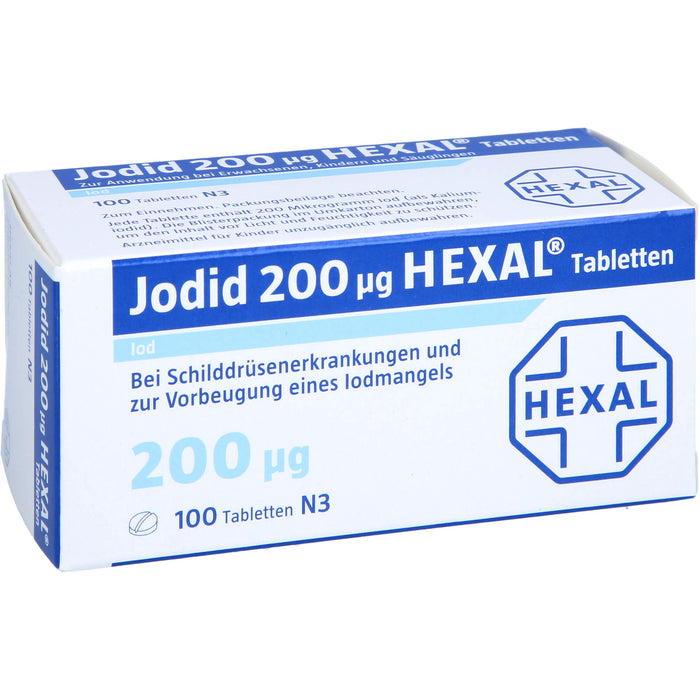 Jodid 200 µg HEXAL Tabletten, 100 pcs. Tablets