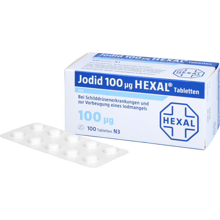 Jodid 100 µg HEXAL Tabletten, 100 pc Tablettes