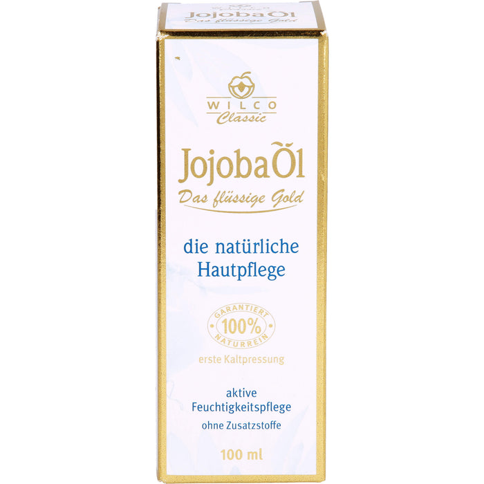 WILCO Jojoba Öl aktive Feuchtigkeitspflege, 100 ml Öl