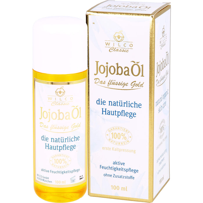 WILCO Jojoba Öl aktive Feuchtigkeitspflege, 100 ml Oil