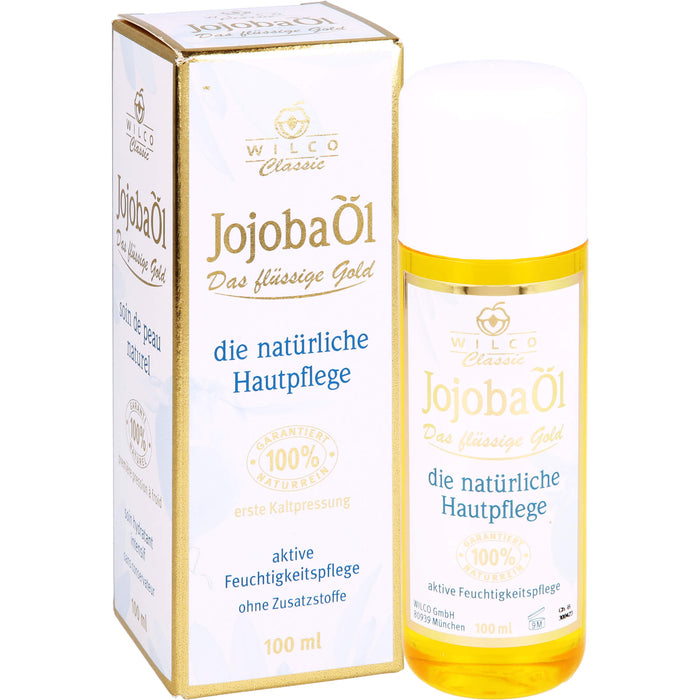 WILCO Jojoba Öl aktive Feuchtigkeitspflege, 100 ml Huile