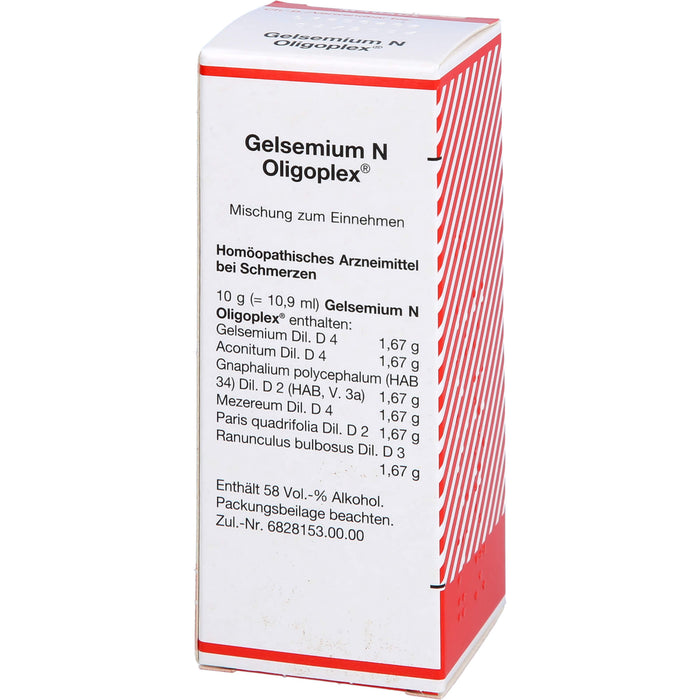 Gelsemium N Oligoplex, Mischung, 50 ml LIQ