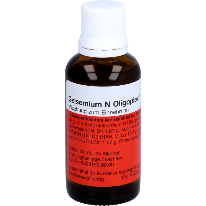 Gelsemium N Oligoplex, Mischung, 50 ml LIQ