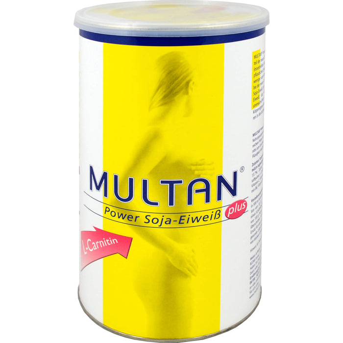 Multan Power Soja-Eiweiß plus L-Carnitin Pulver, 500 g Poudre