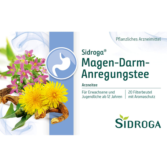 Sidroga Magen-Darm-Anregungstee Filterbeutel, 20 pcs. Filter bag