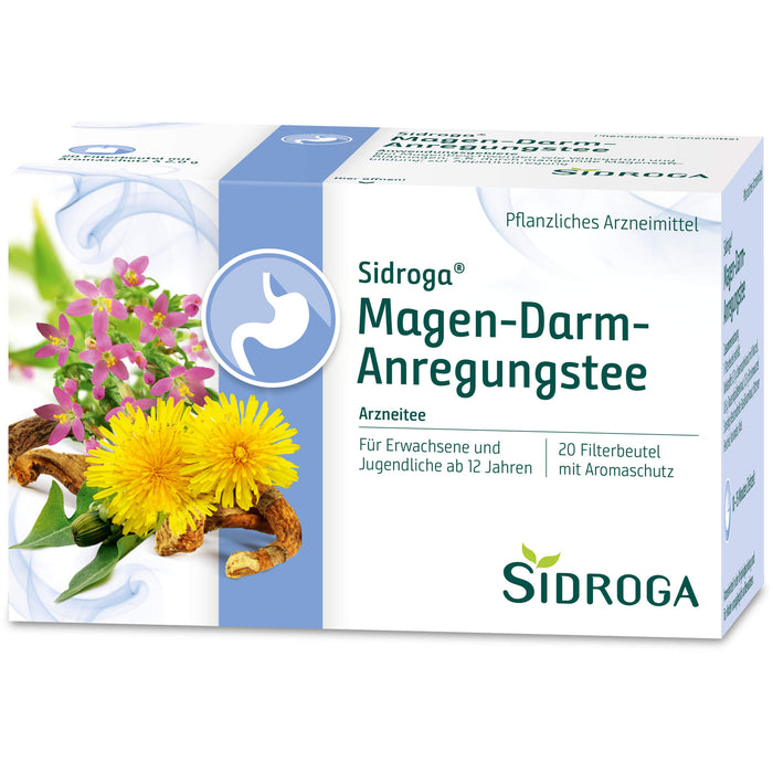 Sidroga Magen-Darm-Anregungstee Filterbeutel, 20 pcs. Filter bag