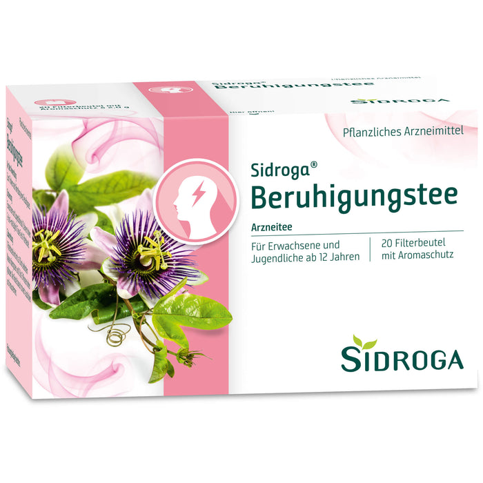 Sidroga Beruhigungstee bei nervösen Unruhezuständen, 20 pcs. Filter bag