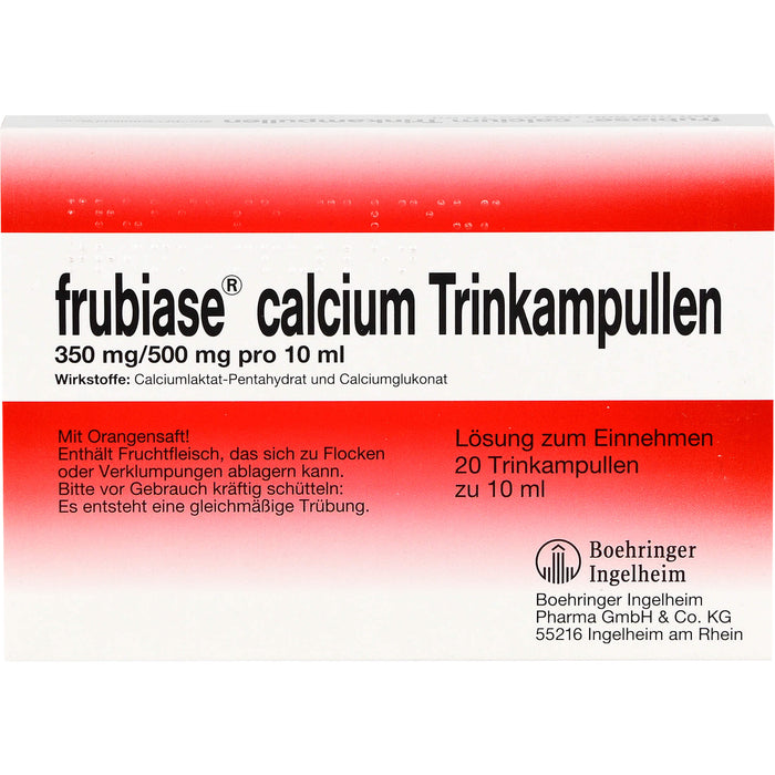 frubiase Calcium Trinkampullen, 20 pcs. Ampoules