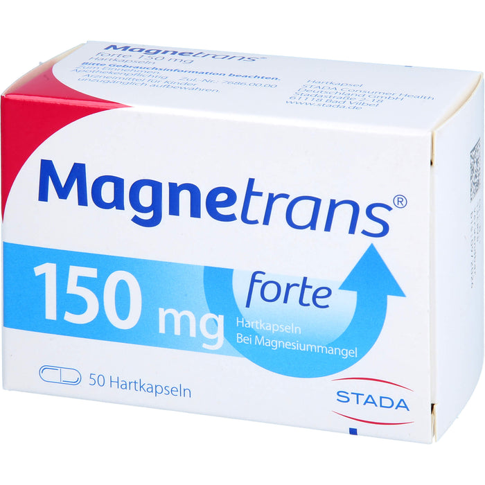 Magnetrans forte 150 mg Hartkapseln bei Magnesiummangel, 50 pc Capsules